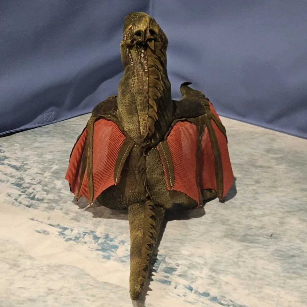 Folkmanis Winged Dragon Hand Puppet Green Red Wings‎ 10
